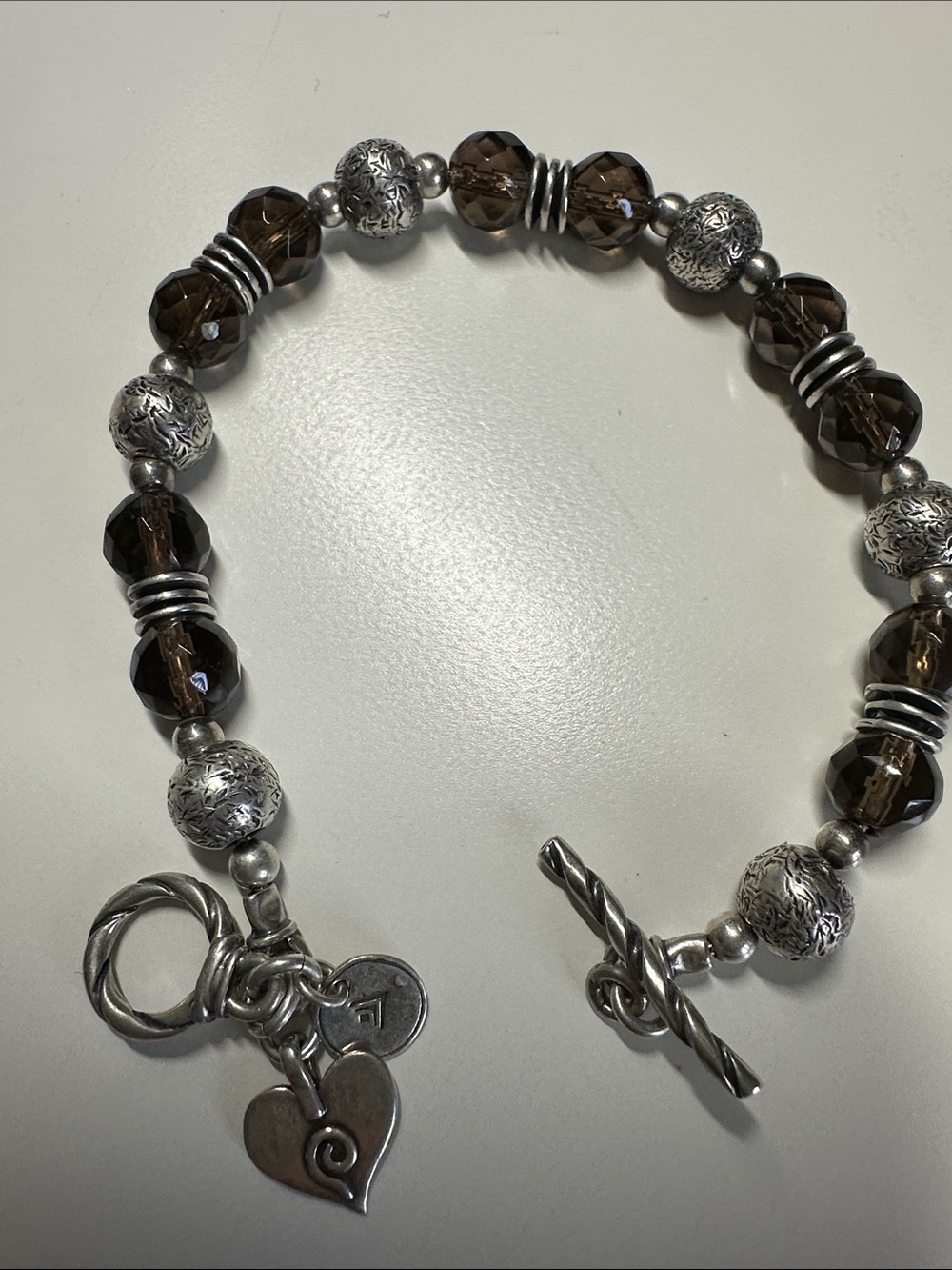 Silpada Smoky Quartz Sterling silver Bracelet